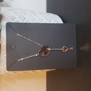 Stainless Steel Heart Necklace *NWOT*